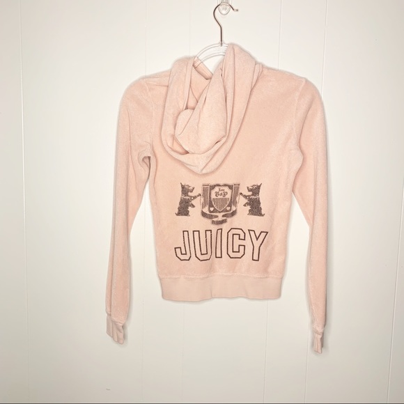 Juicy Couture Jackets & Blazers - Juicy Couture Soft Terricloth Track Jacket SM